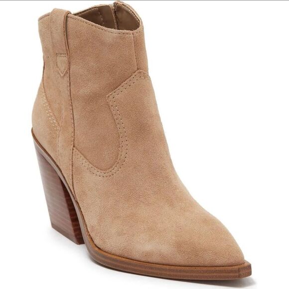 Vince Camuto Shoes - Vince Camuto Gredile Women's Suede Ankle boot | Tan | size 7.5